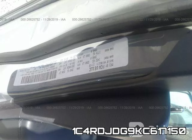 1C4RDJDG9KC617150 фото 9