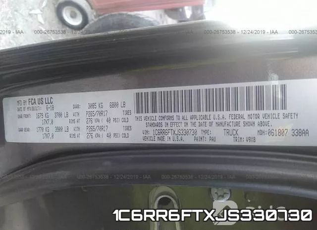 1C6RR6FTXJS330730 фото 10
