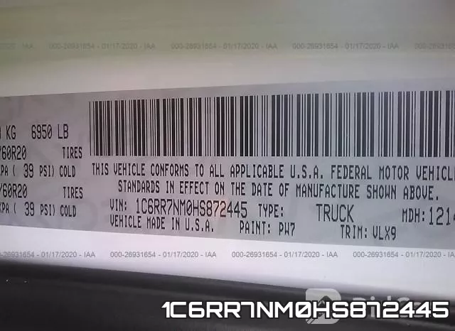 1C6RR7NM0HS872445 фото 10