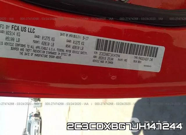 2C3CDXBG7JH147244 фото 10