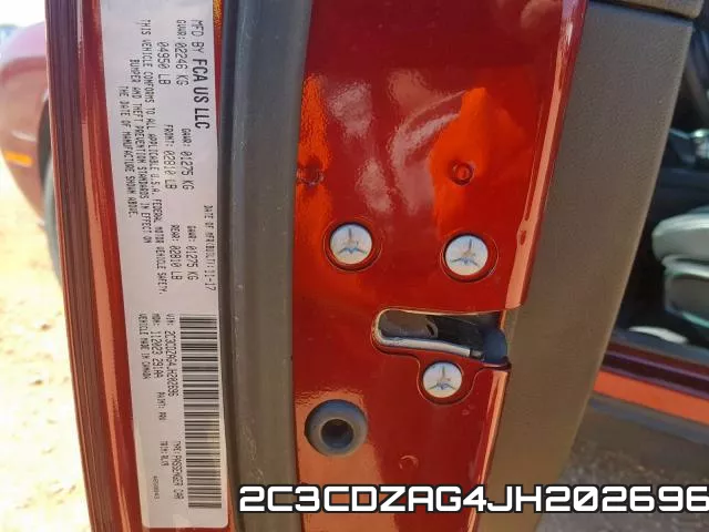 2C3CDZAG4JH202696 фото 2