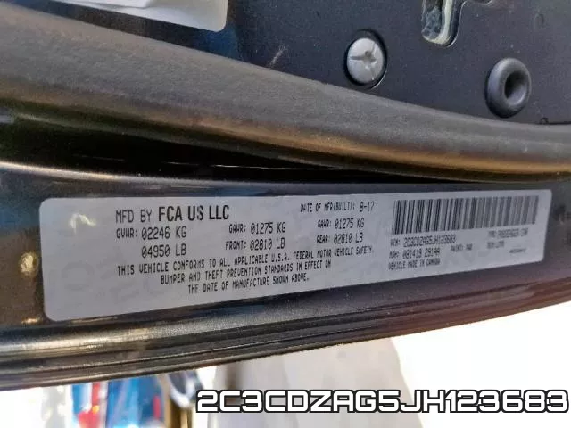 2C3CDZAG5JH123683 фото 2