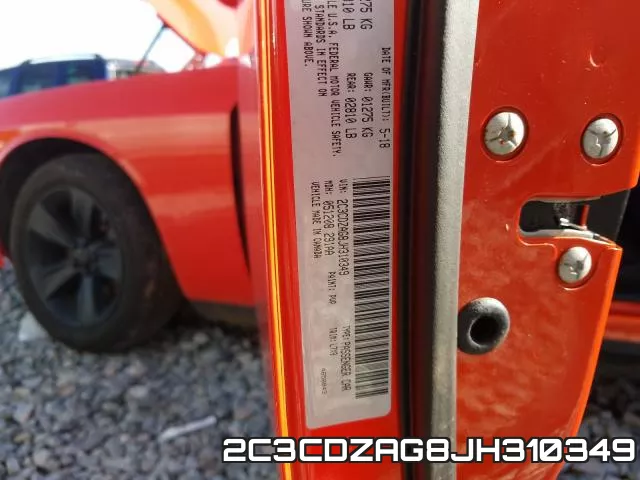 2C3CDZAG8JH310349 фото 2