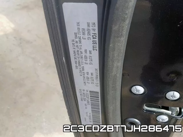 2C3CDZBT7JH286475 фото 2