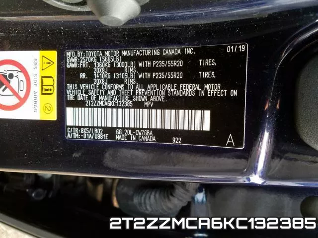 2T2ZZMCA6KC132385 фото 2