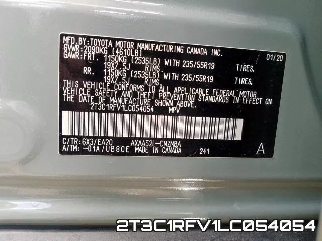 2T3C1RFV1LC054054 фото 2