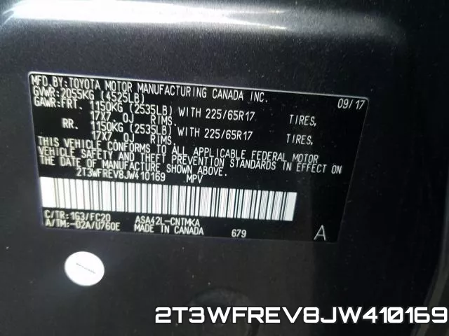 2T3WFREV8JW410169 фото 2