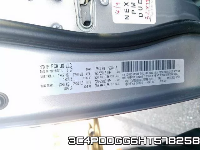 3C4PDDGG6HT578258 фото 2