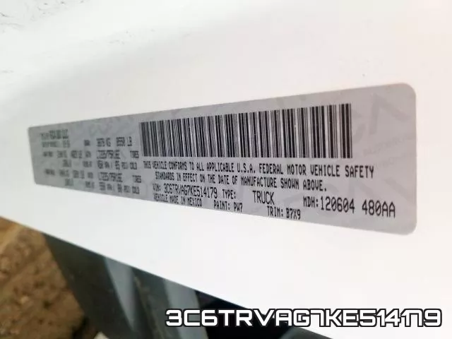 3C6TRVAG7KE514179 фото 2