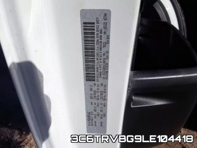 3C6TRVBG9LE104418 фото 2