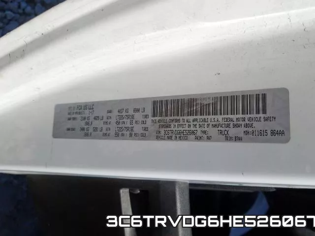 3C6TRVDG6HE526067 фото 2