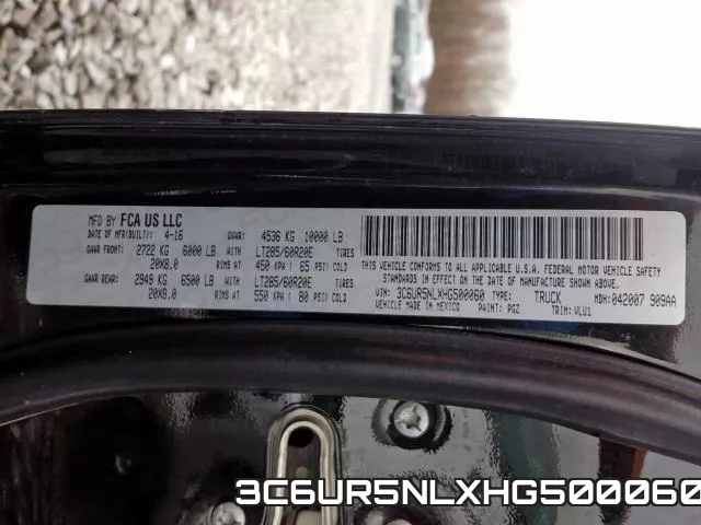 3C6UR5NLXHG500060 фото 2