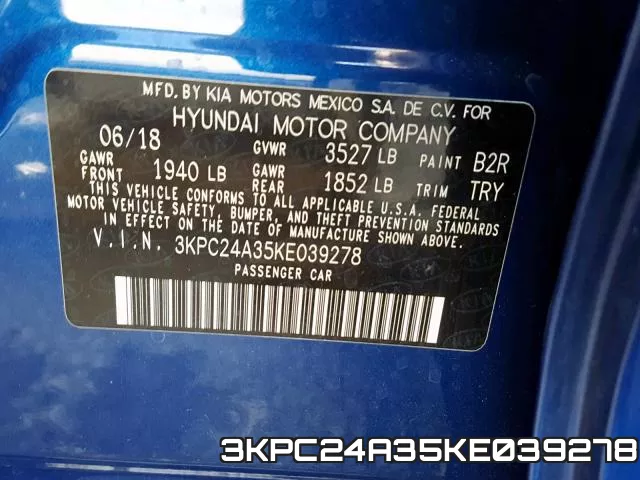 3KPC24A35KE039278 фото 2