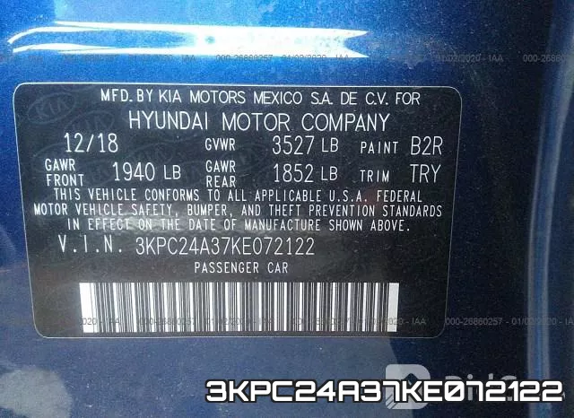 3KPC24A37KE072122 фото 10