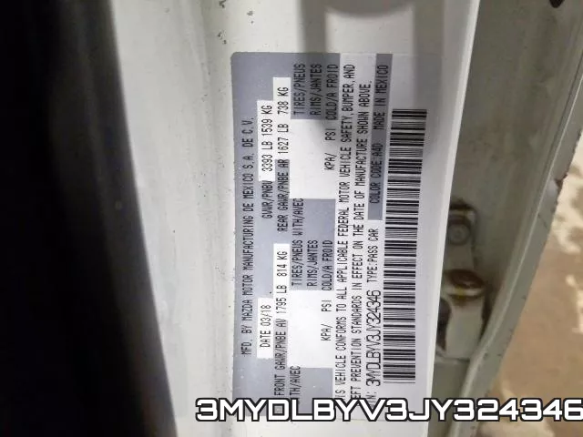 3MYDLBYV3JY324346 фото 2