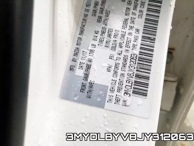 3MYDLBYV8JY312063 фото 2