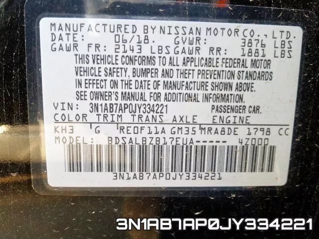 3N1AB7AP0JY334221 фото 2