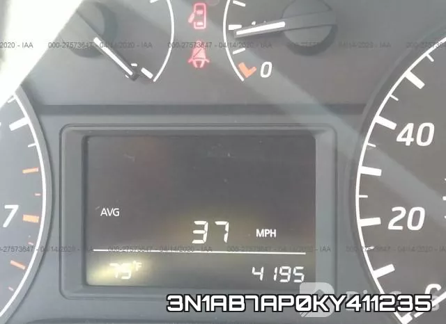 3N1AB7AP0KY411235 фото 8
