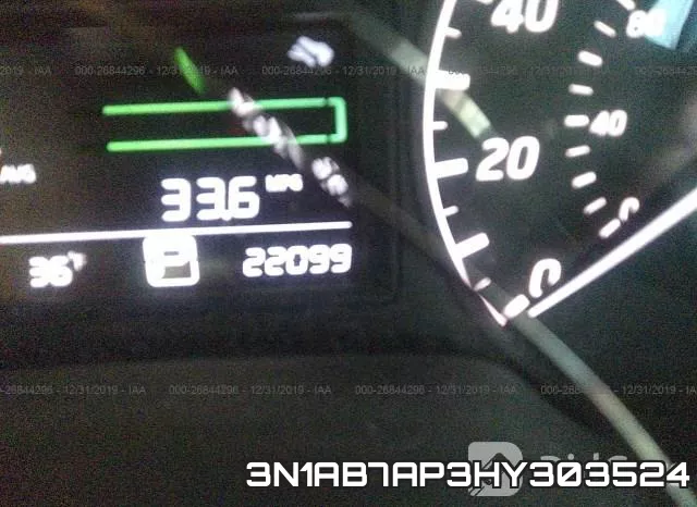 3N1AB7AP3HY303524 фото 8