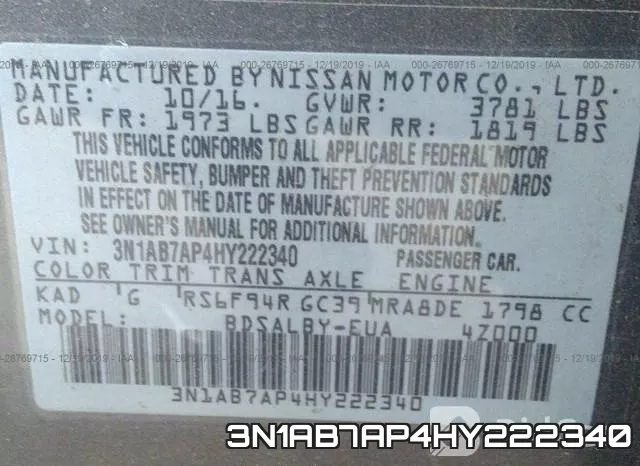 3N1AB7AP4HY222340 фото 10