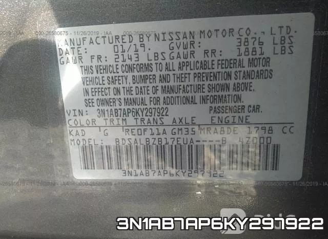 3N1AB7AP6KY297922 фото 10