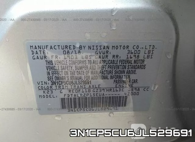 3N1CP5CU6JL529691 фото 10