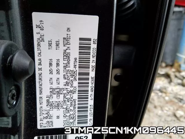 3TMAZ5CN1KM096445 фото 2