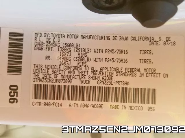 3TMAZ5CN2JM073092 фото 2