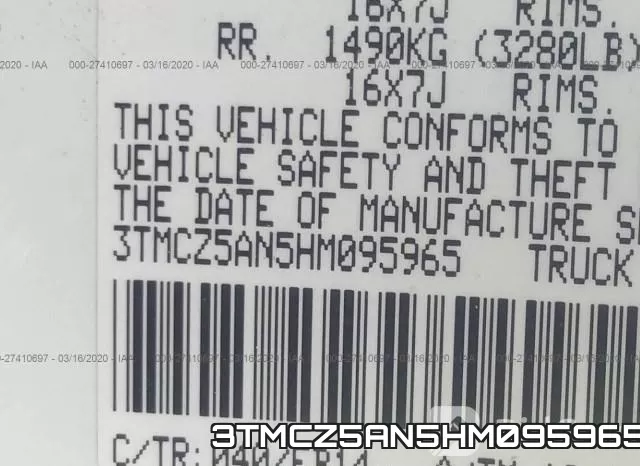3TMCZ5AN5HM095965 фото 10