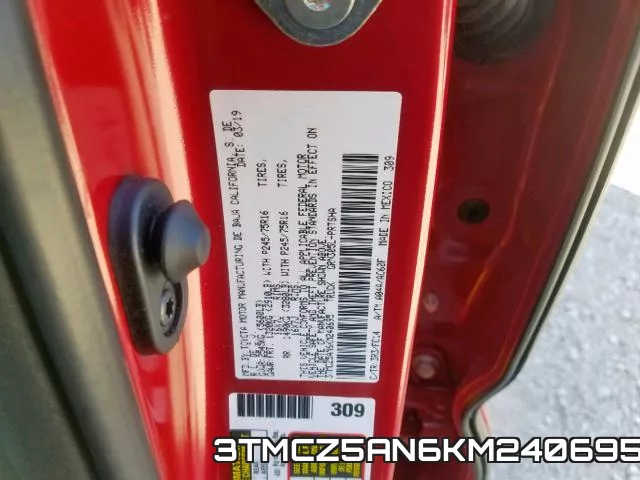 3TMCZ5AN6KM240695 фото 2