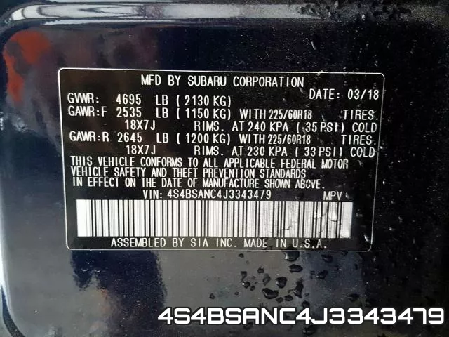 4S4BSANC4J3343479 фото 2