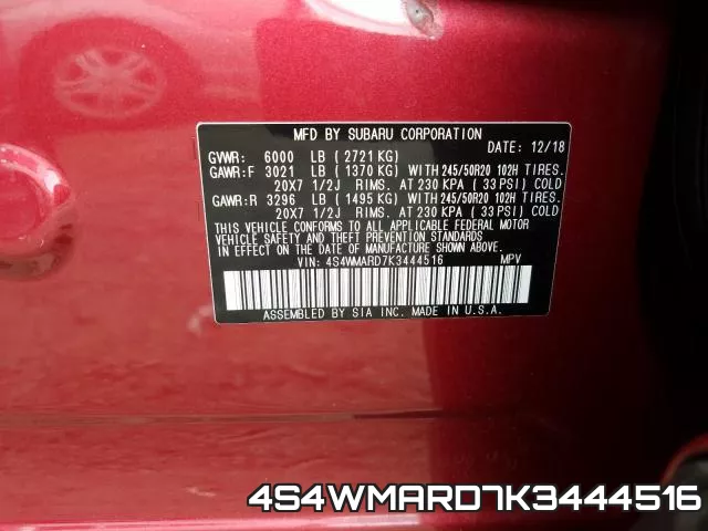 4S4WMARD7K3444516 фото 2