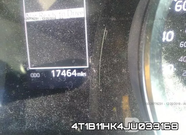4T1B11HK4JU033168 фото 8