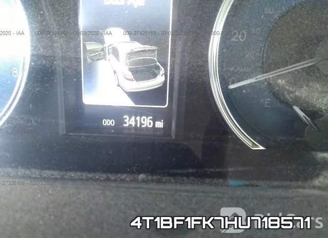 4T1BF1FK7HU718571 фото 8