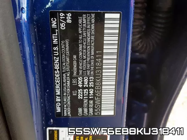 55SWF6EB8KU318411 фото 2
