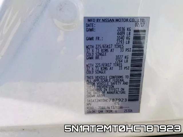5N1AT2MT0HC787923 фото 2