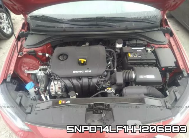 5NPD74LF1HH206883 фото 2