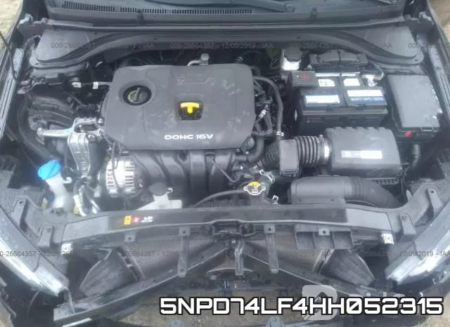 5NPD74LF4HH052315 фото 2