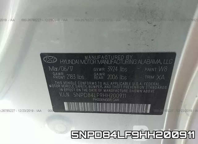 5NPD84LF9HH200911 фото 10