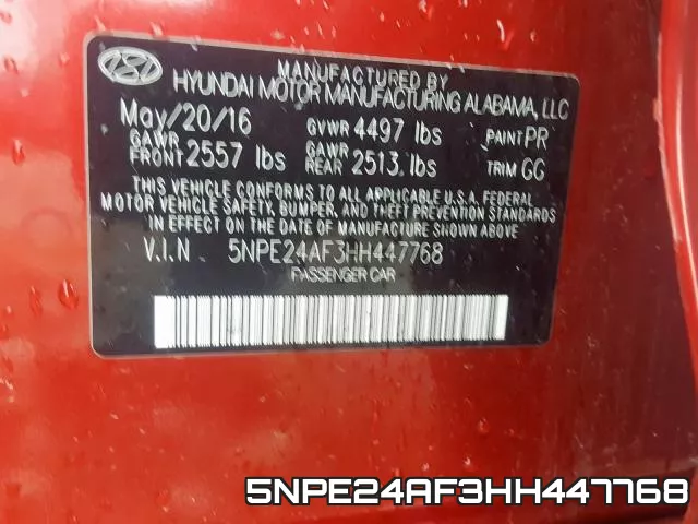 5NPE24AF3HH447768 фото 2