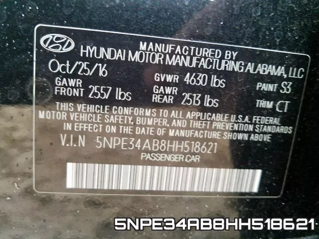 5NPE34AB8HH518621 фото 2