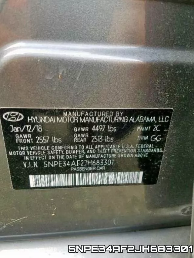 5NPE34AF2JH683301 фото 2