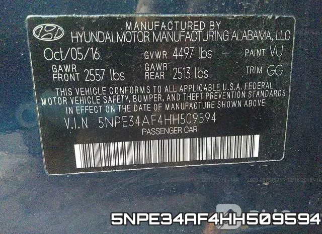 5NPE34AF4HH509594 фото 10
