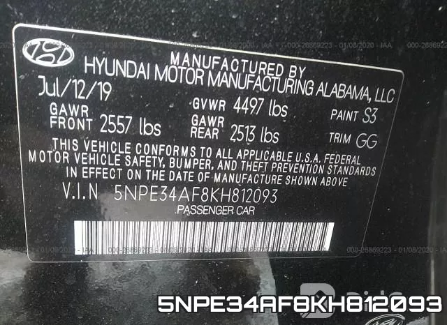 5NPE34AF8KH812093 фото 10