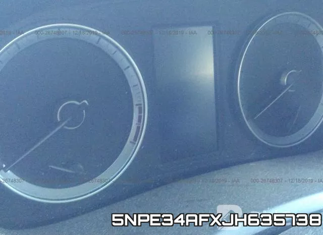 5NPE34AFXJH635738 фото 8