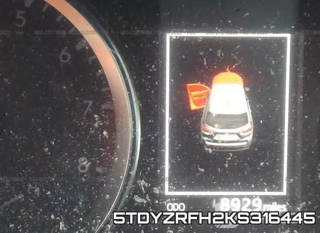 5TDYZRFH2KS316445 фото 8
