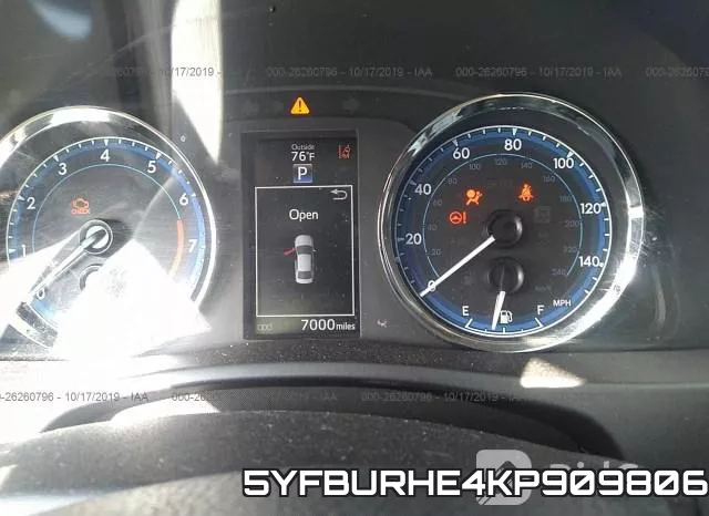 5YFBURHE4KP909806 фото 8