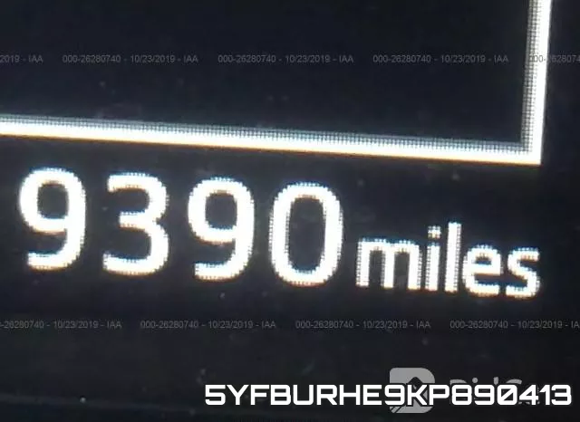 5YFBURHE9KP890413 фото 8