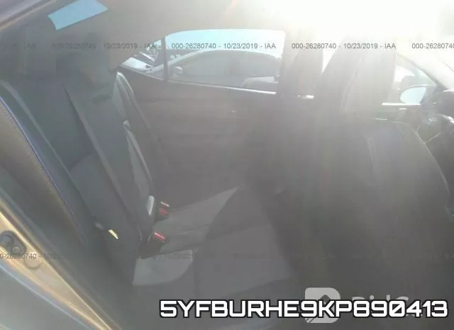 5YFBURHE9KP890413 фото 9
