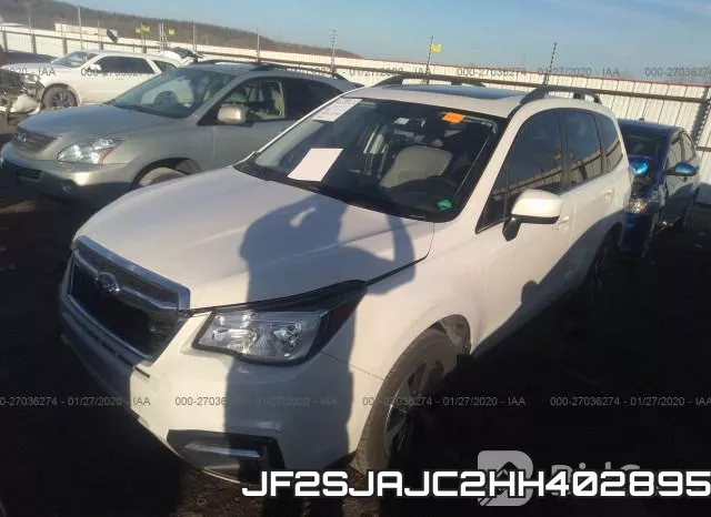 JF2SJAJC2HH402895 фото 3